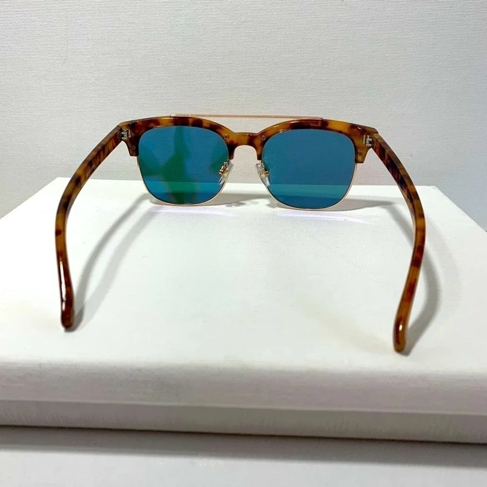 NWOT clubmaster tortoise and gold sunglasses